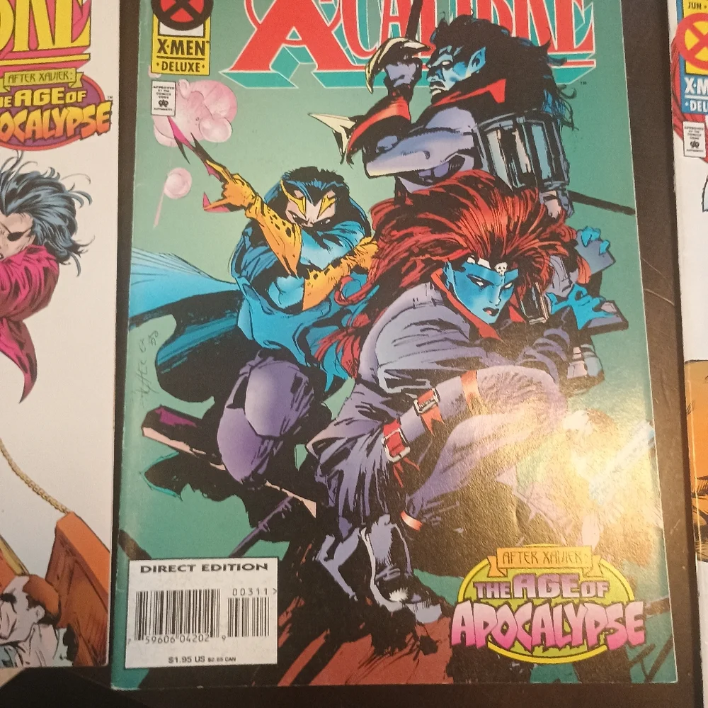 collection of Marvel comic books from the 1995 "Age of Apocalypse Bundle Lot - Picture 9 of 13